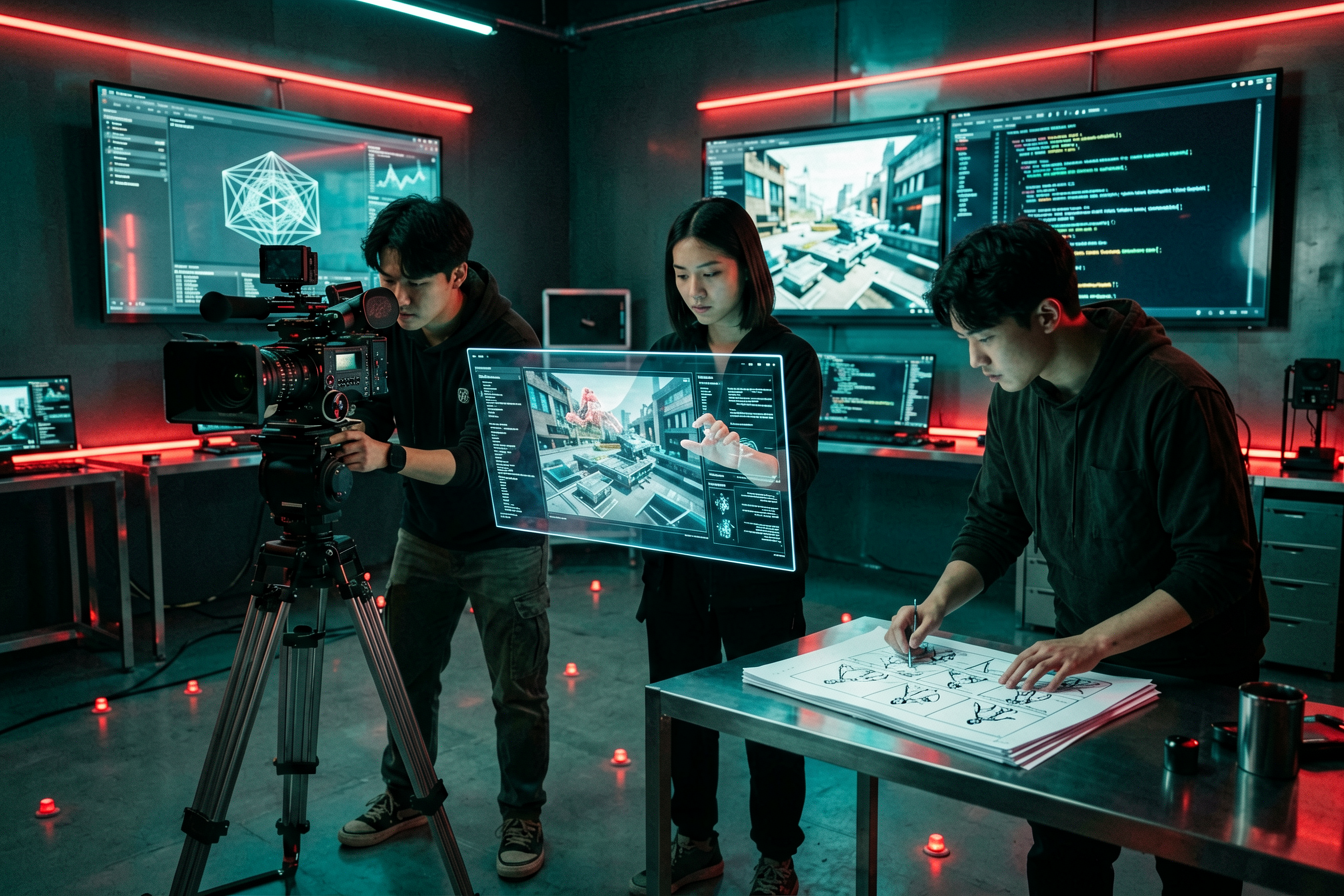 AI generation and direction stage