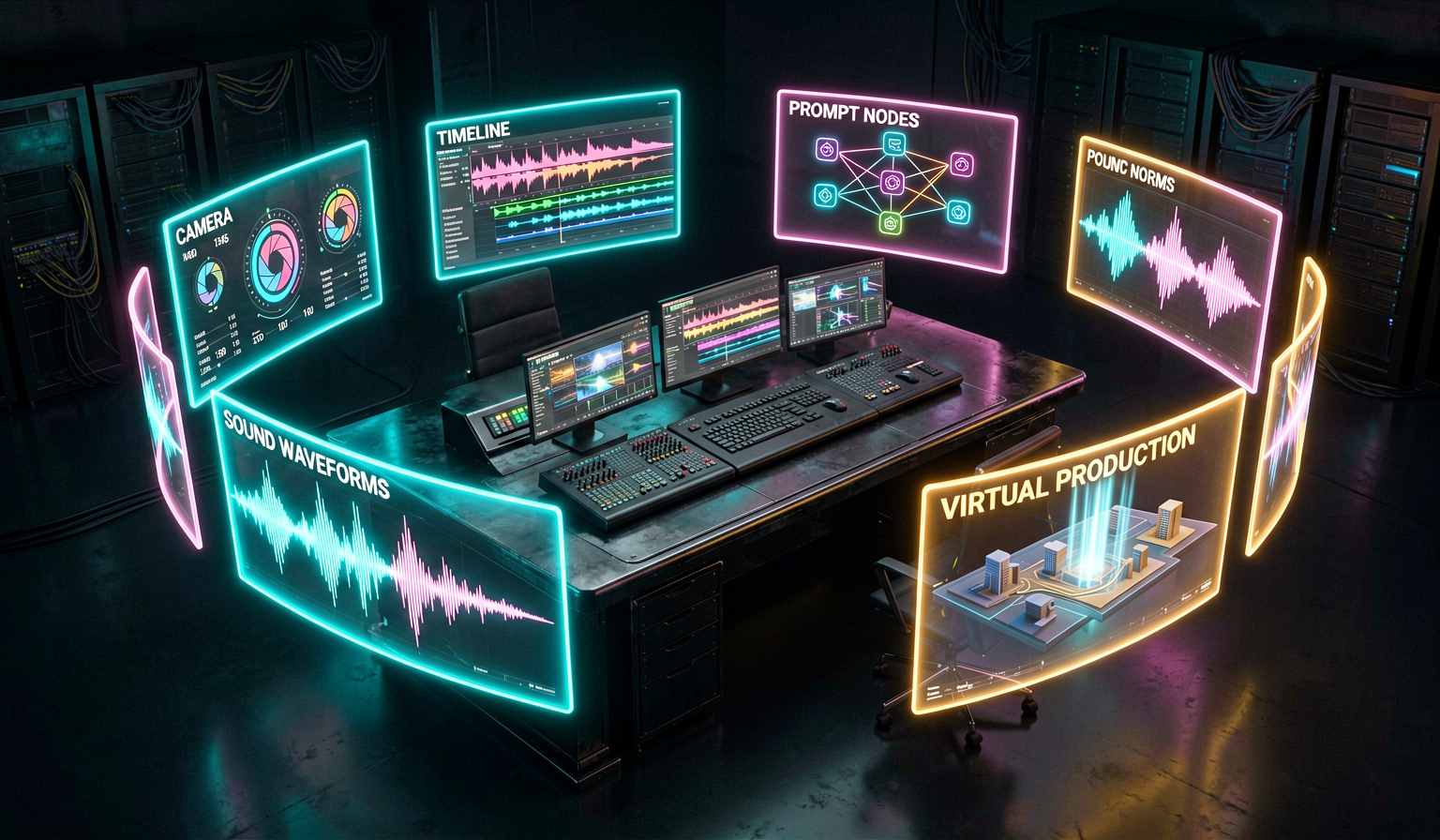 Edit, sound and grade stage